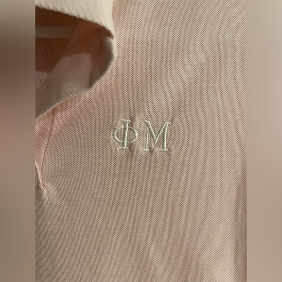 Vintage Women's Phi My Pink Polo - Size Small - Picture 2 of 4